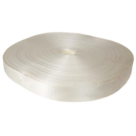 Us Cargo Control 2" x 300' 12K Polyester Cargo Webbing - Natural NS-WEB212000NAT